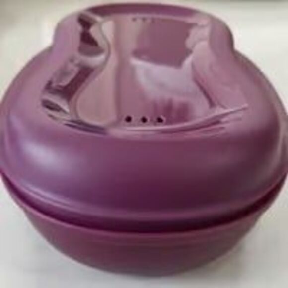 Tupperware Purple Breakfast Omelet Cooker #6996B-4 no inserts - Picture 5 of 11